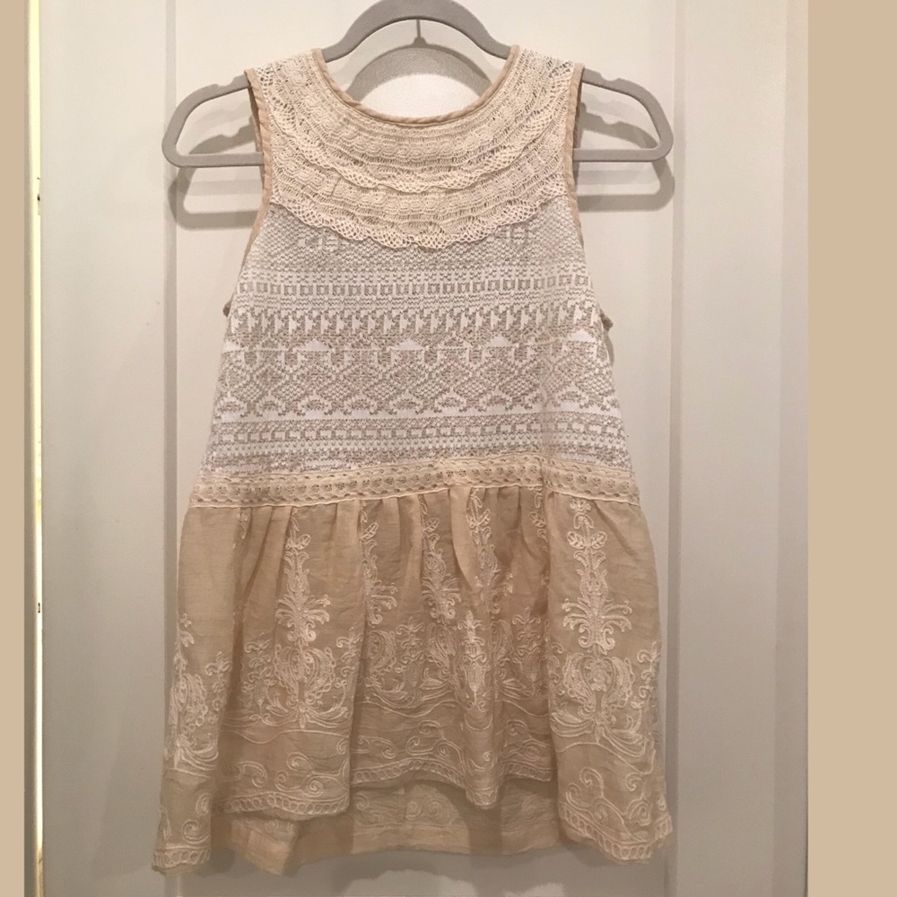 Baby yellow anthro top